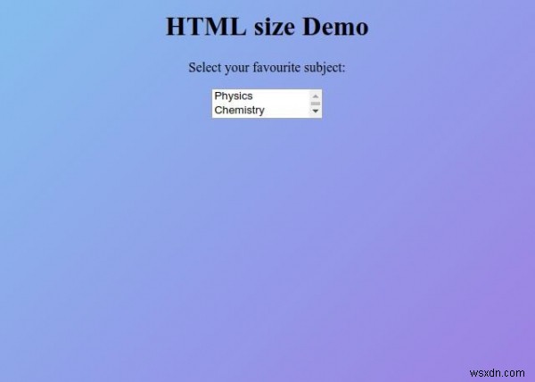 HTMLのsize属性とは?使い方とサンプルコードをわかりやすく解説