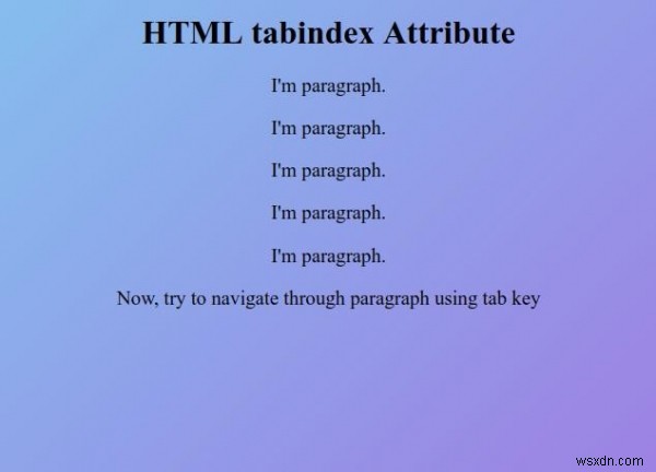 HTMLのtabindex属性とは?タブ移動の順序を制御する方法を解説