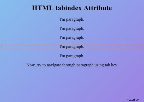 HTMLのtabindex属性とは?タブ移動の順序を制御する方法を解説