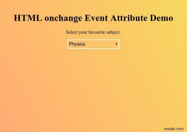 HTMLのonchangeイベント属性とは?構文とサンプルコードで解説