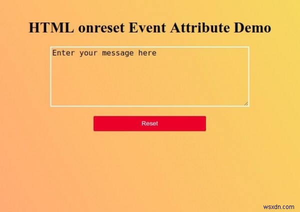HTMLのonresetイベント属性とは？使い方とサンプルコードをわかりやすく解説