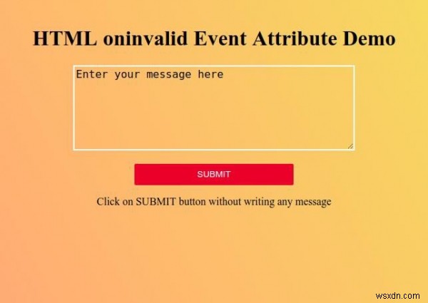 HTMLのoninvalidイベント属性とは?使い方とサンプルコードを解説