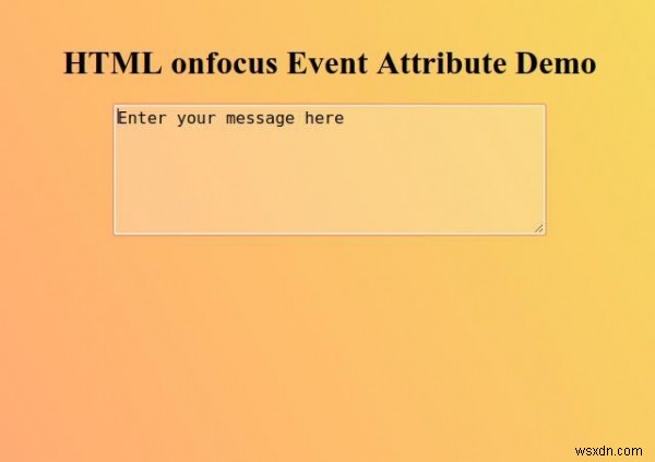 HTMLのonfocusイベント属性とは?使い方とサンプルコードを徹底解説