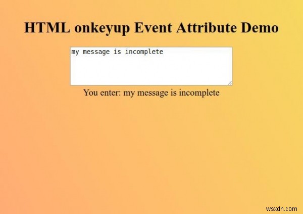 HTML onkeyupイベント属性とは?使い方とサンプルコードをわかりやすく解説