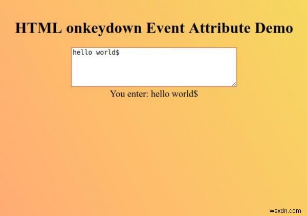HTML onkeydownイベント属性とは？使い方とサンプルコードを解説