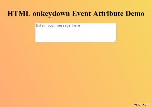 HTML onkeydownイベント属性とは？使い方とサンプルコードを解説
