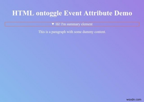 HTMLのontoggleイベント属性とは?使い方と実装例をわかりやすく解説