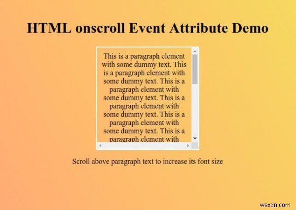 HTMLのonscrollイベント属性とは?使い方とサンプルコードを解説