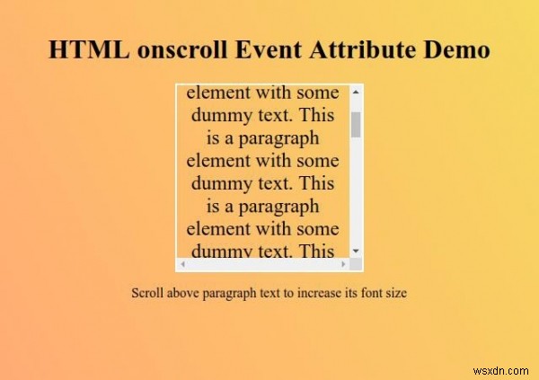 HTMLのonscrollイベント属性とは?使い方とサンプルコードを解説