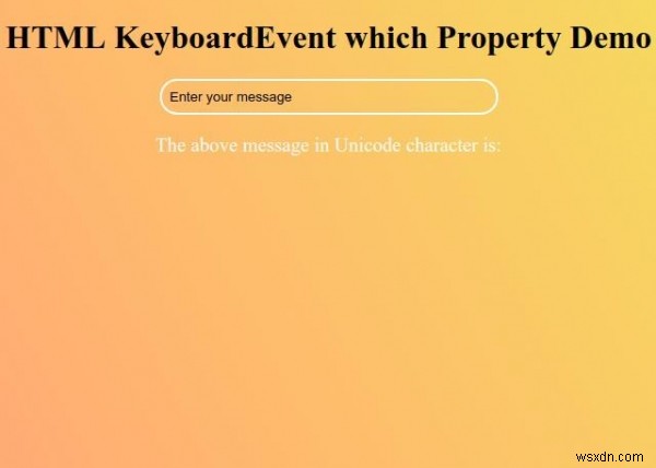 HTML KeyboardEventのwhichプロパティとは？使い方をサンプルコード付きで解説