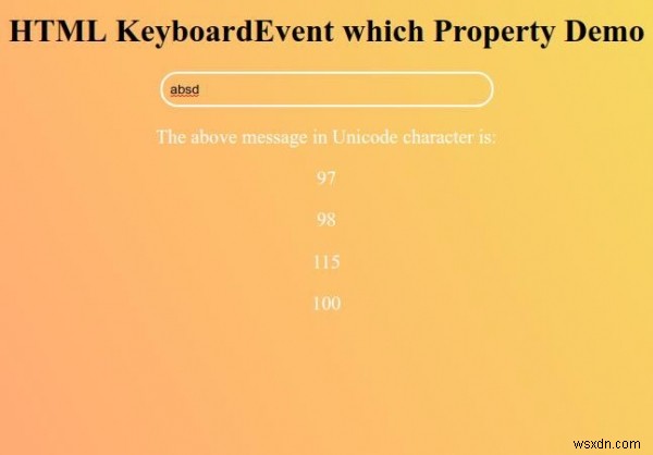 HTML KeyboardEventのwhichプロパティとは？使い方をサンプルコード付きで解説