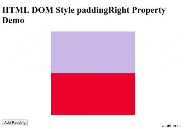 HTML DOM スタイルの paddingRight プロパティの使い方を解説