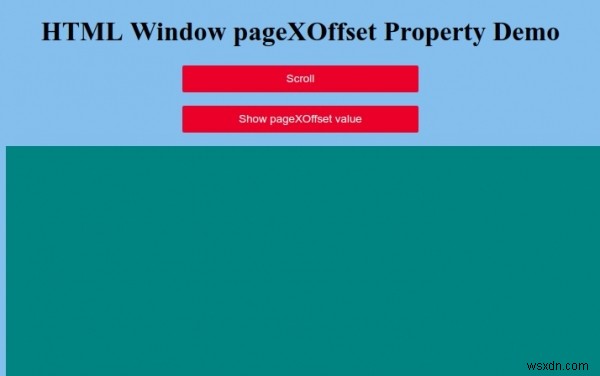 HTML WindowのpageXOffsetプロパティとは？使い方とサンプルコードを解説