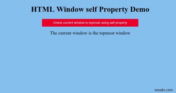 HTML Windowのselfプロパティとは？使い方をサンプルコードで解説