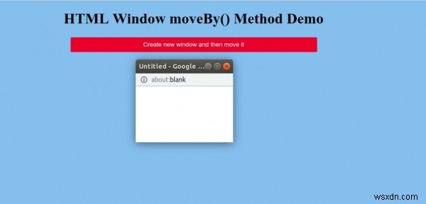 HTML Window moveBy()メソッドの使い方をわかりやすく解説