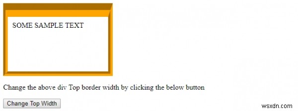 HTML DOMのborderTopWidthプロパティとは?使い方とサンプルコードを解説