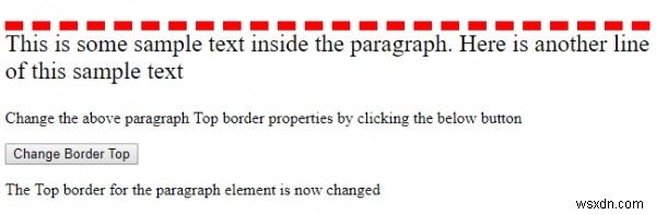 【HTML DOM】borderTopプロパティの使い方とサンプルコード解説