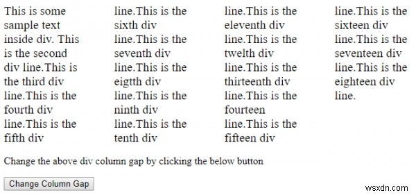 HTML DOMのcolumnGapプロパティとは?使い方とサンプルコードをわかりやすく解説