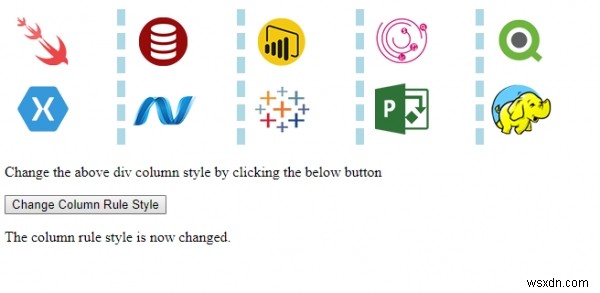 HTML DOMのcolumnRuleStyleプロパティとは?カラム罫線のスタイル設定方法を解説
