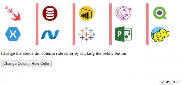 HTML DOMのcolumnRuleColorプロパティとは？段組み罫線の色を設定・変更する方法