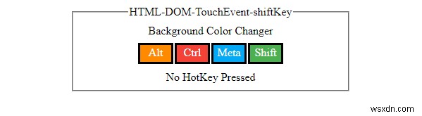 HTML DOM TouchEventのshiftKeyプロパティとは?使い方とサンプルコードを解説