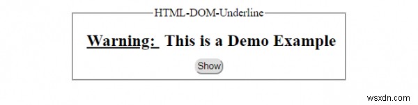 HTML DOM アンダーラインオブジェクトとは? u 要素をJavaScriptで操作する方法