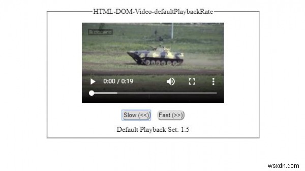 HTML DOM Video defaultPlaybackRateプロパティの使い方を徹底解説