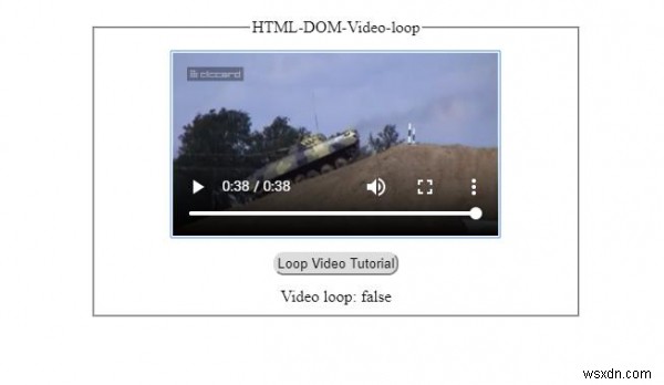 HTML DOM Video loopプロパティの使い方｜動画の自動リピート再生を設定する方法