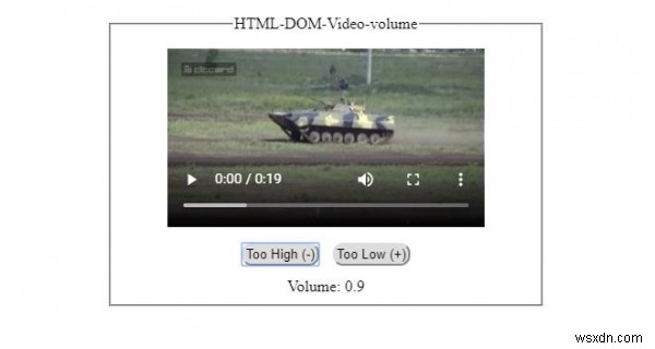 HTML DOM Video volumeプロパティとは?使い方とサンプルコードを解説