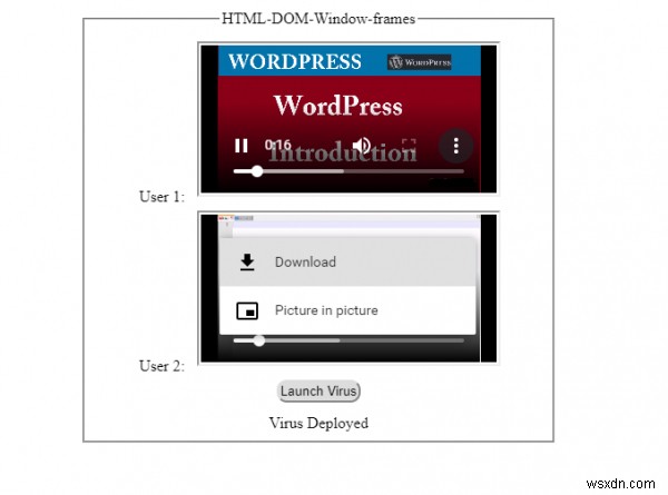 【HTML DOM】Window framesプロパティの使い方とサンプルコード