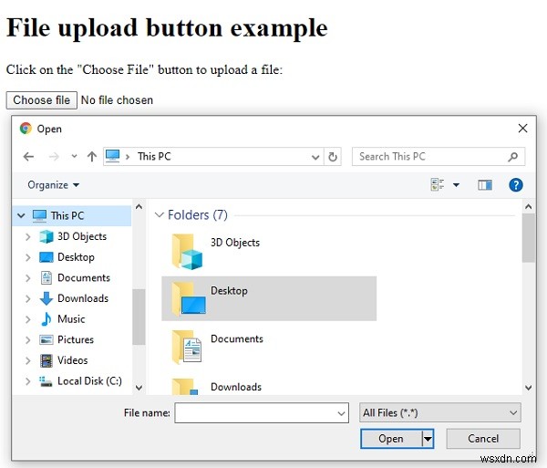 HTMLでファイルアップロードボタンを作成する方法をわかりやすく解説