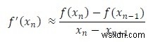非線形方程式を解くための割線法（セカント法）：アルゴリズムとC++実装例
