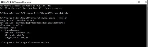 コマンドラインでインストール済みのMongoDBバージョンを確認する方法【初心者向け解説】