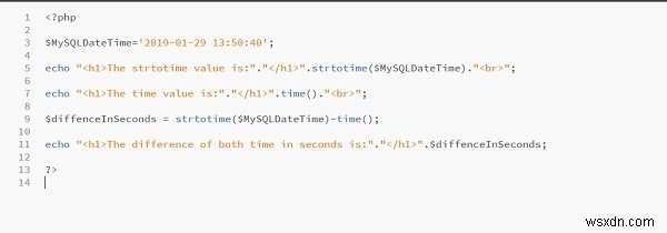 MySQLのTIME_TO_SEC()に相当するPHPの関数は?日時を秒に変換する方法
