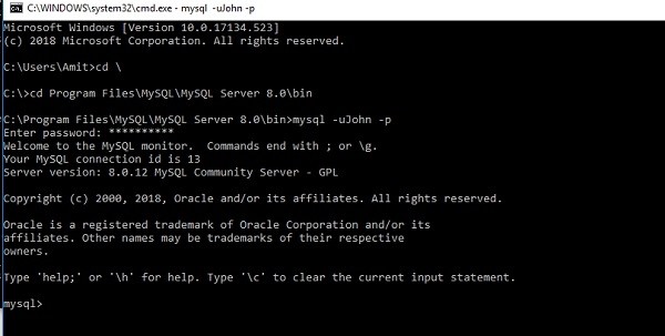【MySQL入門】別のユーザーとしてログインする方法をわかりやすく解説