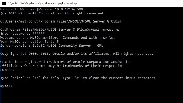 【解決方法】MySQLエラー1045(28000):ユーザー root @ localhost のアクセスが拒否されました(パスワード:YES使用)