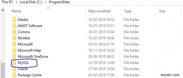 MySQLのmy.iniが見つからない?ProgramDataの隠しフォルダから探す方法