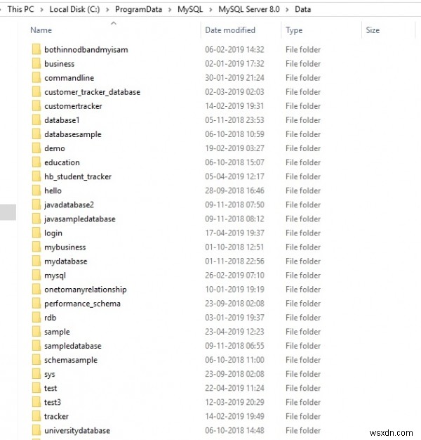 MySQLのテーブルデータはWindowsのどこに保存される?確認方法をわかりやすく解説
