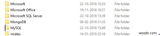 MySQLのbinディレクトリはWindows OSのどこにありますか?