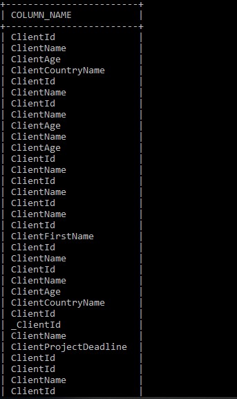 コマンドプロンプトでMySQLのSELECT結果を表形式で出力する方法