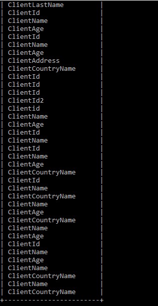 コマンドプロンプトでMySQLのSELECT結果を表形式で出力する方法