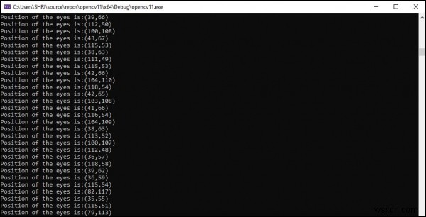 C++とOpenCVで目の位置をリアルタイムに追跡する方法
