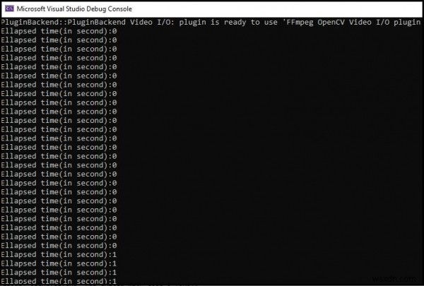 C++とOpenCVで動画の経過時間を計算・表示する方法