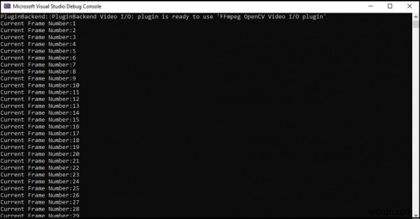 C++とOpenCVで動画の現在のフレーム位置を取得する方法