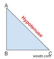 【C++】hypot()・hypotf()・hypotl()関数で直角三角形の斜辺を求める方法