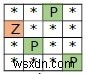 C++のマトリックスで安全なセル(植物)を見つける方法