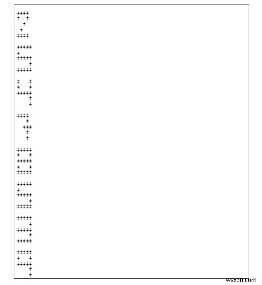C++で整数の各桁を拡大表示(ズーム)するプログラムの作り方