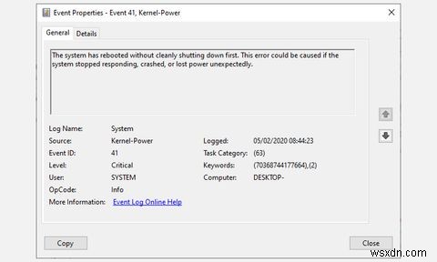 Windows 10のKernel-Powerエラー（イベントID 41）を5つの簡単なステップで解決する方法