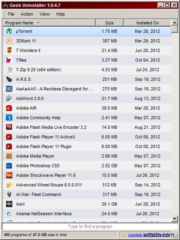 GeekUninstallerなら「消せない」プログラムも強制アンインストールできる【Windows】