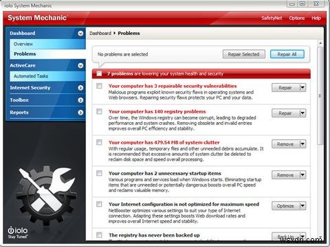 System Mechanic 11レビュー：PCをチューンアップしてパフォーマンスを即座に向上させる【プレゼント】